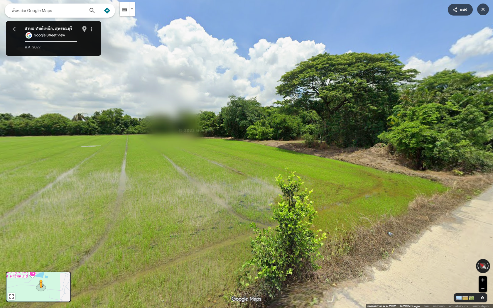 ขายทีั่ิดินเป็นท้องนา ติดถนน เนื่้อที่ 21-1-5 ไร่